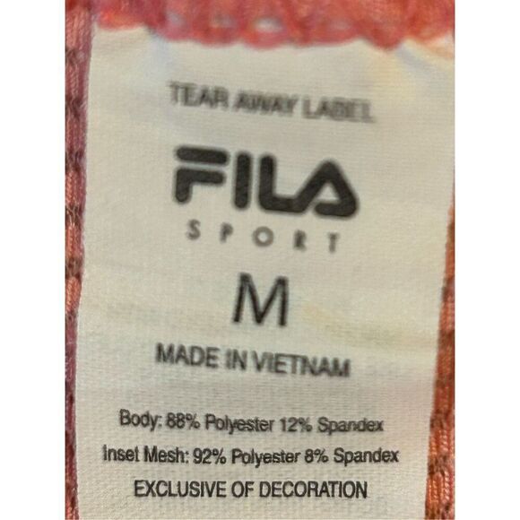 Fila Women’s  Racerback Athletic Workout Tank  Medium  (0348) - Picture 3 of 4